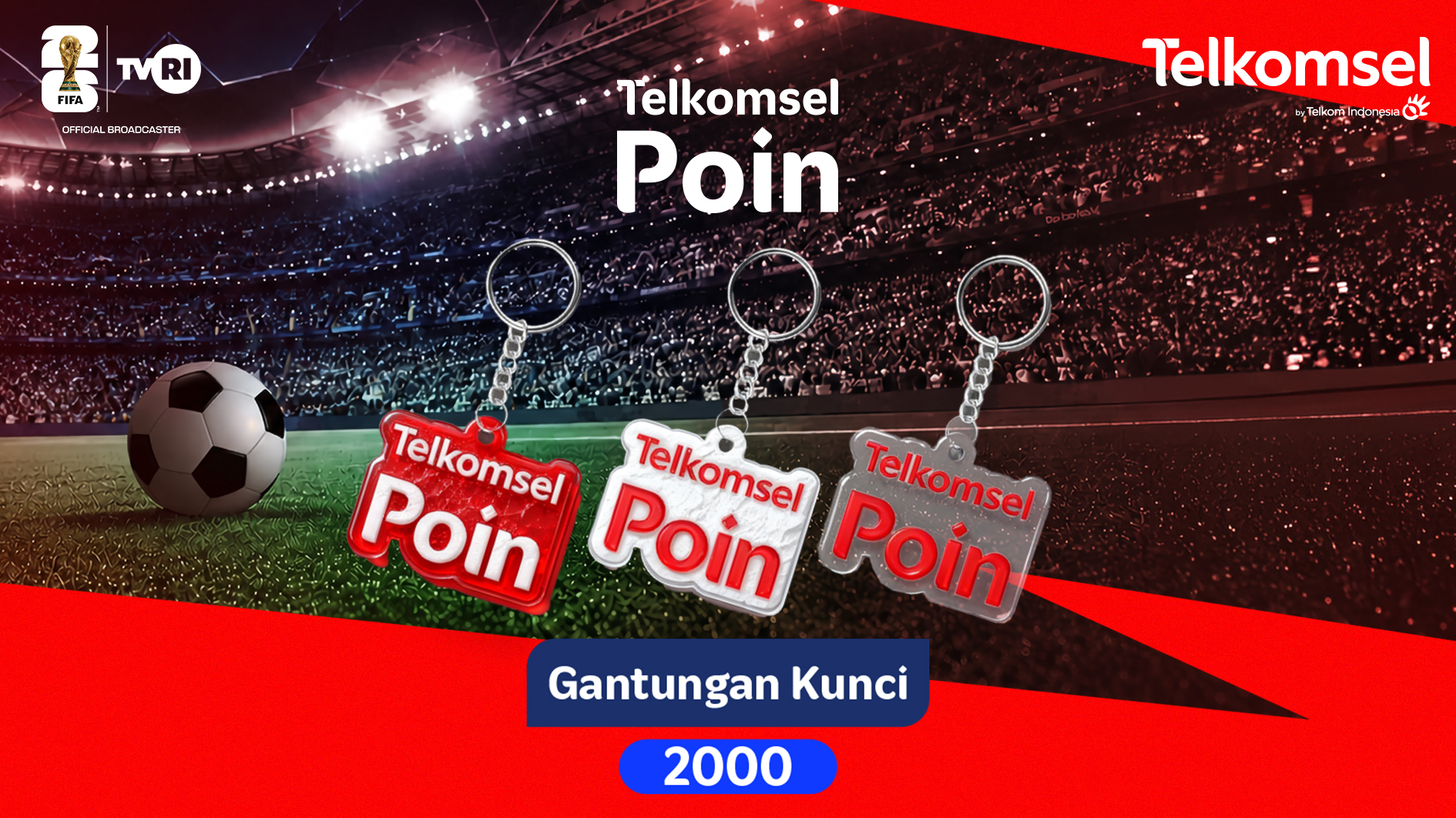 Gantungan Kunci Telkomsel Poin