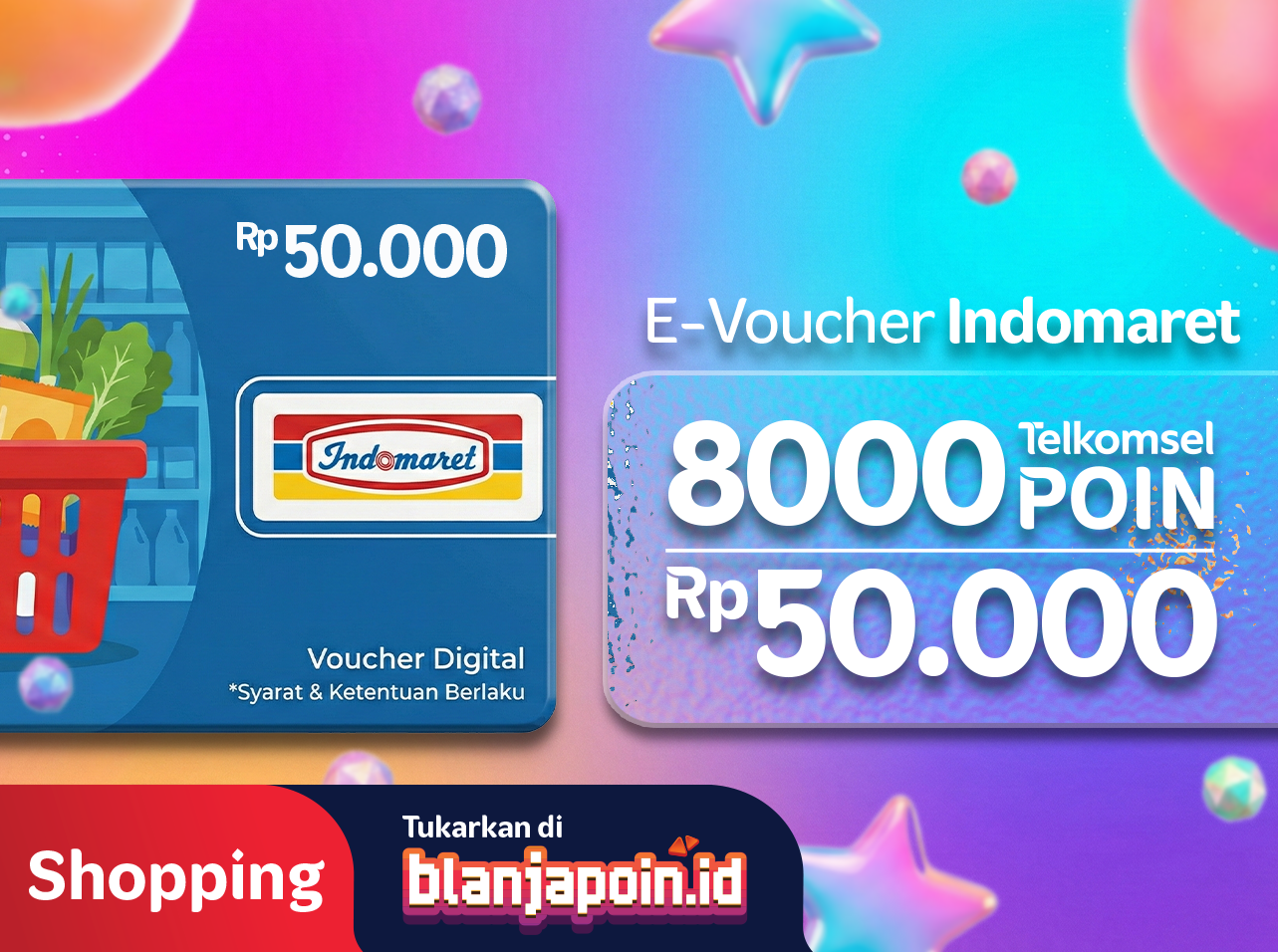 E-VOUCHER INDOMARET 50K