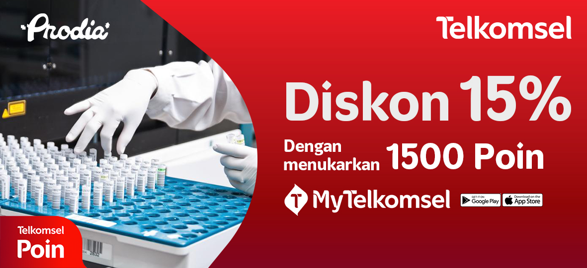 Diskon 15% di Prodia Tuban