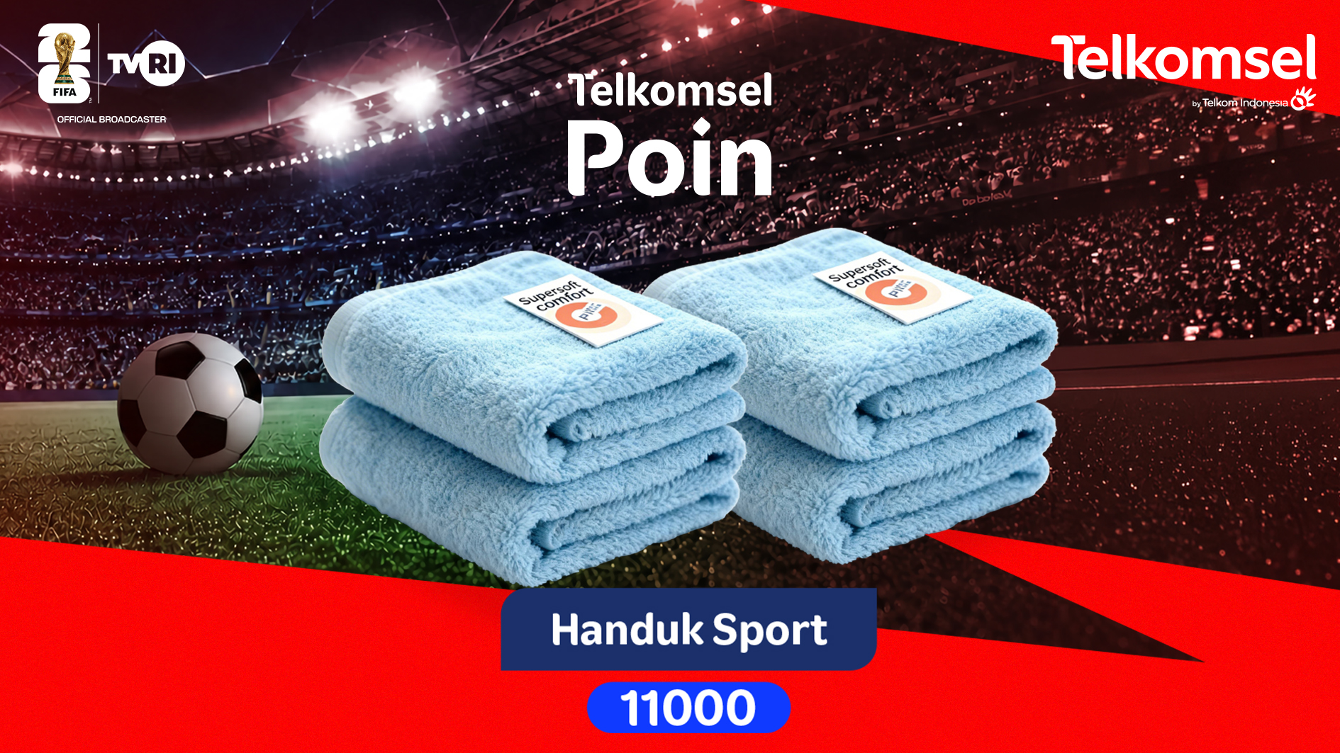 Handuk Sport Telkomsel Poin