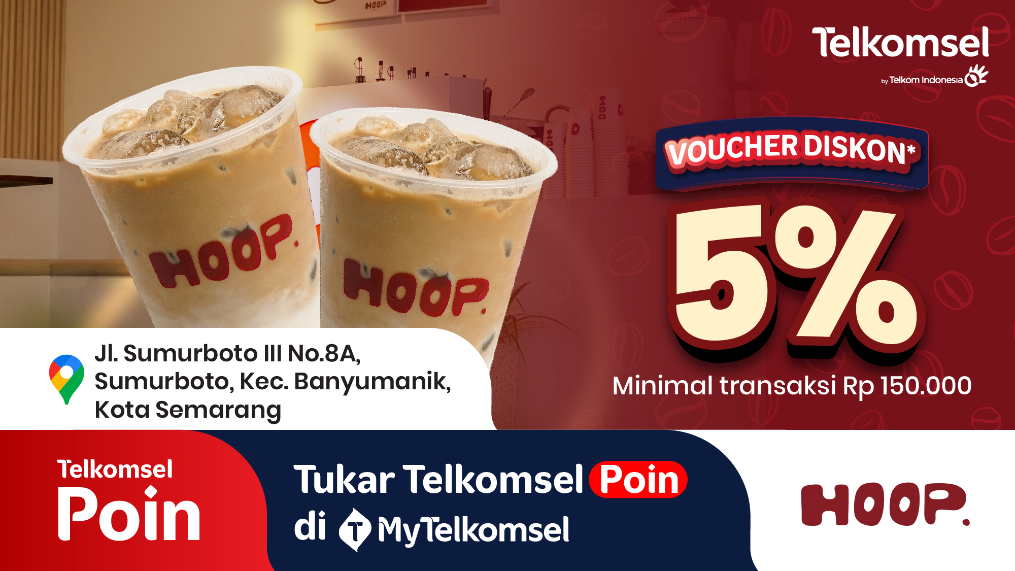 Diskon 5% di Hoop Brewing Space